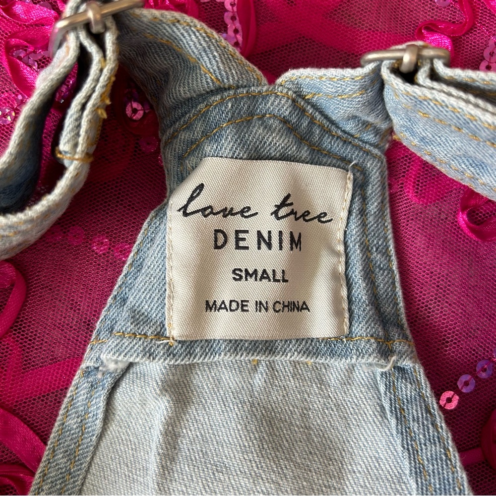 love tree light wash overalls - Picture 10 of 15